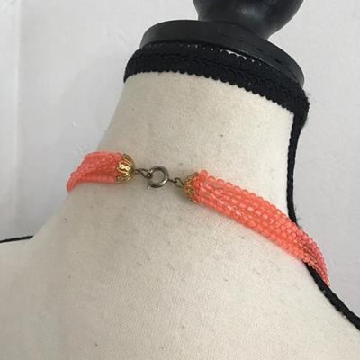 Vintage Faux beaded necklace