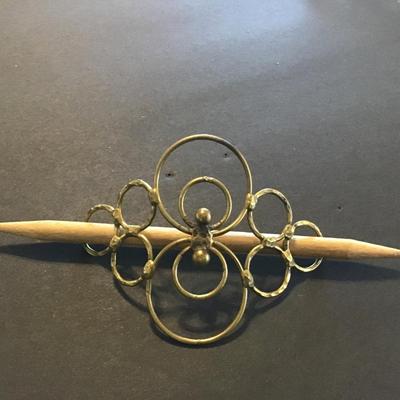 Vintage Brass Barrette