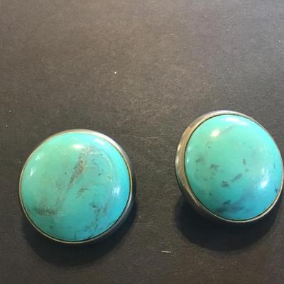 Vintage Chunky Clip on Earrings