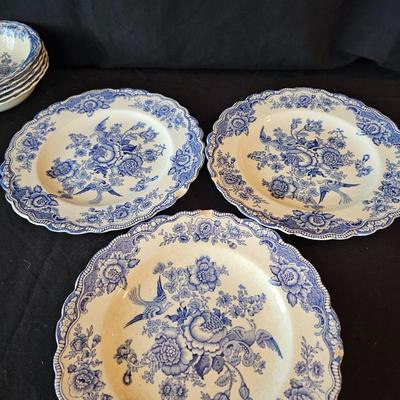 'Bristol' Crown Ducal English China (K-JS)