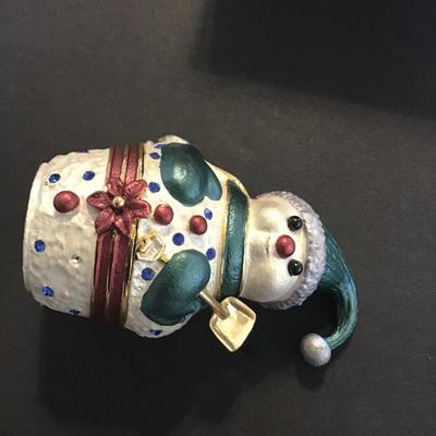 Royal Gem Enamel Trinket Box