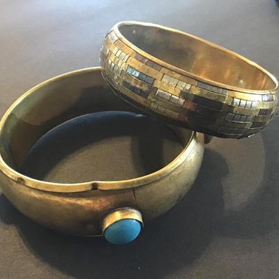 Vintage Bangles Brass