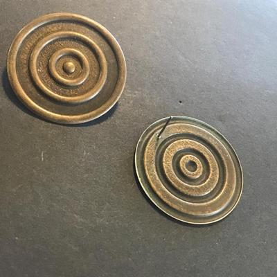 Vintage Earrings copper
