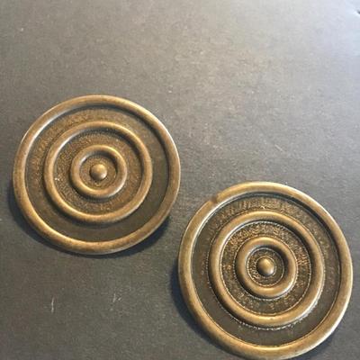 Vintage Earrings copper