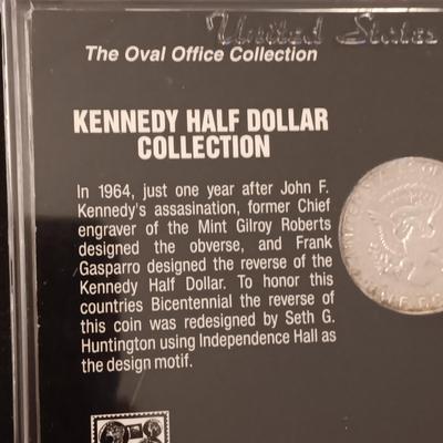 KENNEDY HALF DOLLARS AND WASHINGTON QUARTERS OVAL OFFICE COLLECTION