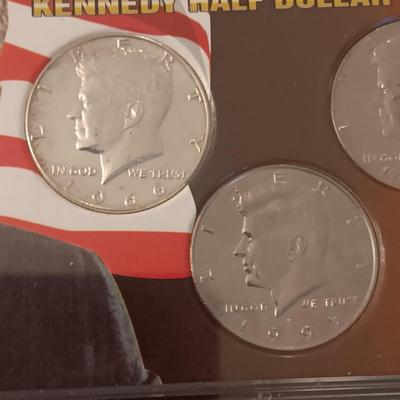 KENNEDY HALF DOLLARS AND WASHINGTON QUARTERS OVAL OFFICE COLLECTION