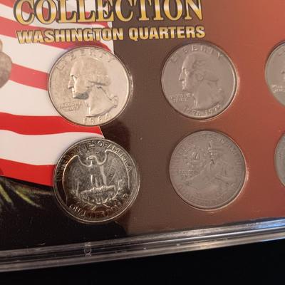 KENNEDY HALF DOLLARS AND WASHINGTON QUARTERS OVAL OFFICE COLLECTION