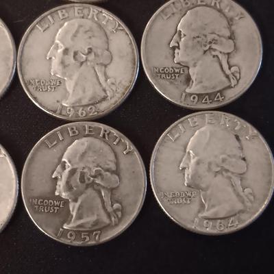 24 SILVER QUARTERS MIXED DATES