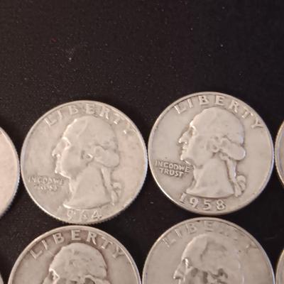 24 SILVER QUARTERS MIXED DATES