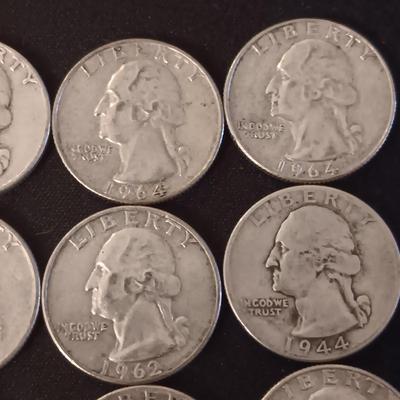 24 SILVER QUARTERS MIXED DATES