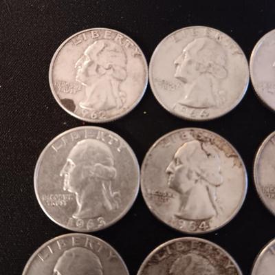 20 SILVER QUARTERS MIXED DATES