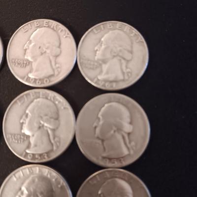 20 SILVER QUARTERS MIXED DATES