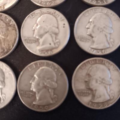 20 SILVER QUARTERS MIXED DATES