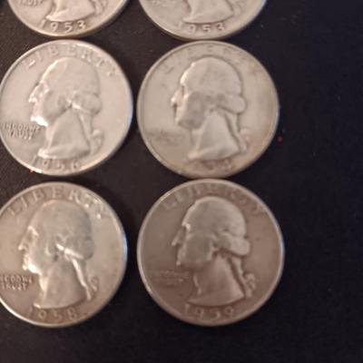 20 SILVER QUARTERS MIXED DATES