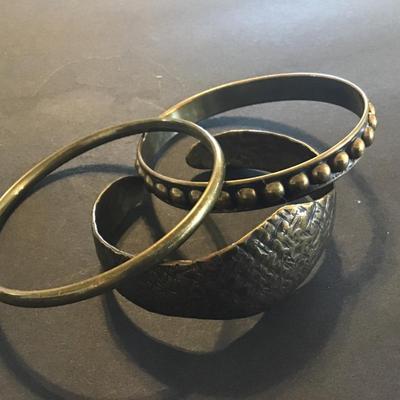 Lot of Brass Bracelets