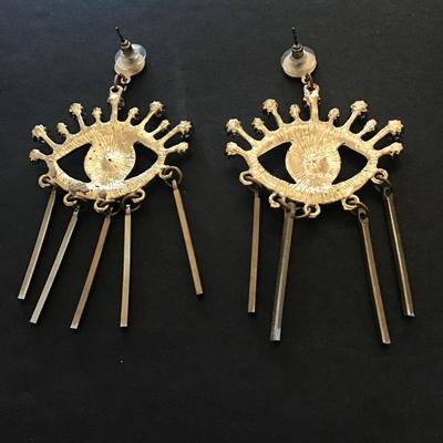 Really cool eye dangle earrings