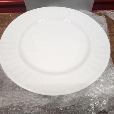 White plates