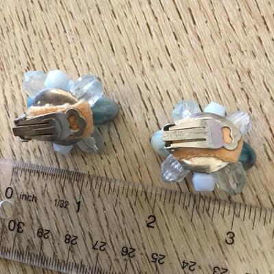 Vintage made in western Germany clip on earrings