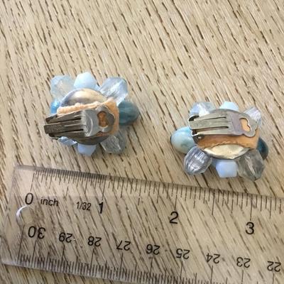 Vintage made in western Germany clip on earrings