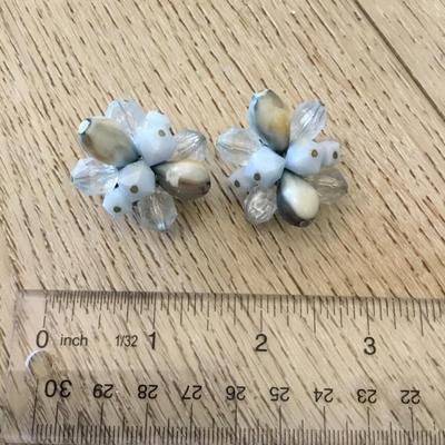 Vintage made in western Germany clip on earrings