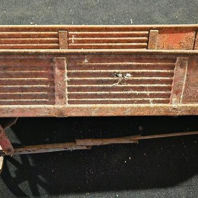 Vintage Truck & Red trailer Retro Toys