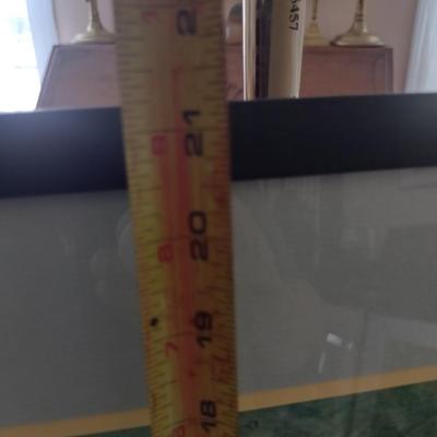 Sale Photo Thumbnail #1289: 'Jungle Waters' Original Framed Watercolor by Nationally Recognized Artist Susan Anderson (#6).  Item is framed under plexiglass.