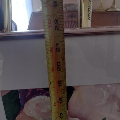 Sale Photo Thumbnail #1297: 'Summer' Original Framed Watercolor by Nationally Recognized Artist Susan Anderson (#7).  Item is framed under plexiglass.