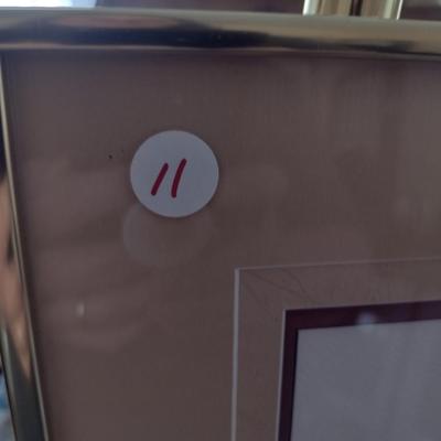 Sale Photo Thumbnail #1327: 'Lush' Original Framed Watercolor by Nationally Recognized Artist Susan Anderson (#11).  Item is framed under plexiglass.