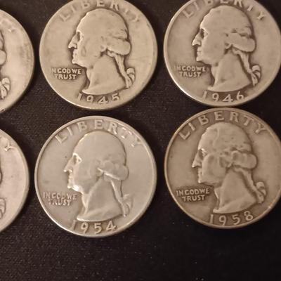 40 SILVER WASHINGTON QUARTERS MIXED DATES