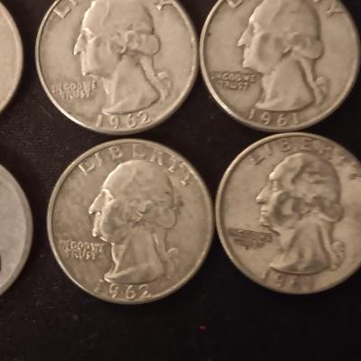 40 SILVER WASHINGTON QUARTERS MIXED DATES