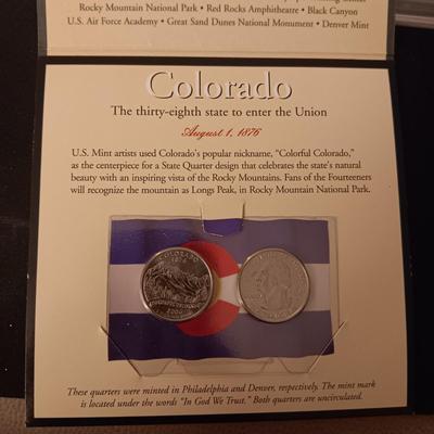 EISENHOWER DOLLARS, COLORADO QUARTERS AND PRESIDENTS COIN COLLECTION