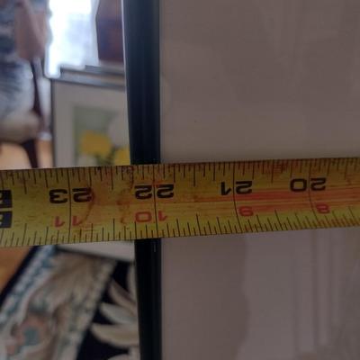 Sale Photo Thumbnail #1367: 'Yellow Hibiscus' Original Framed Watercolor by Nationally Recognized Artist Susan Anderson (#18).  Item is framed under plexiglass.