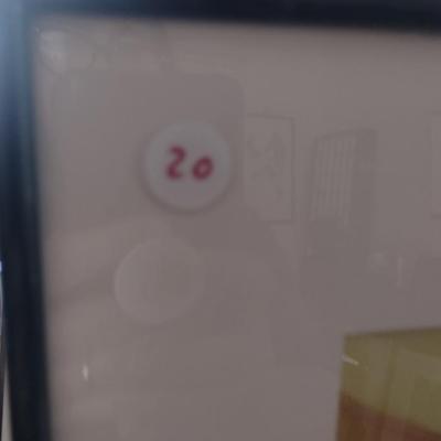 Sale Photo Thumbnail #1387: 'Magnolia Panel I' Original Framed Watercolor by Nationally Recognized Artist Susan Anderson (#20).  Item is framed under plexiglass.