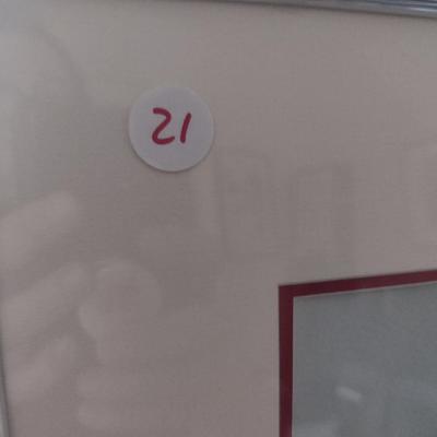 Sale Photo Thumbnail #1394: 'Frangipani' Original Framed Watercolor by Nationally Recognized Artist Susan Anderson (#21).  Item is framed under plexiglass.