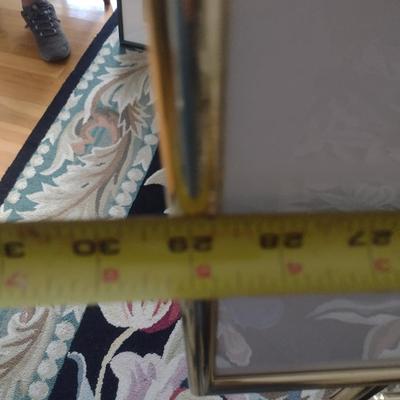 Sale Photo Thumbnail #1418: 'Mums & Roses' Original Framed Watercolor by Nationally Recognized Artist Susan Anderson (#25).  Item is framed under plexiglass.