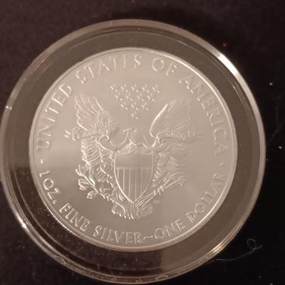 UNC AMERICAN SILVER EAGLE 1 TROY OZ