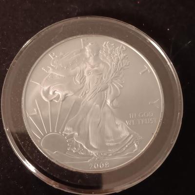 UNC AMERICAN SILVER EAGLE 1 TROY OZ