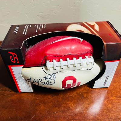 Adrian Peterson #28 Signed OU Football