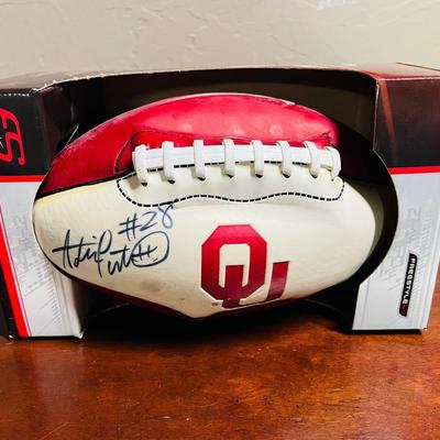 Adrian Peterson #28 Signed OU Football