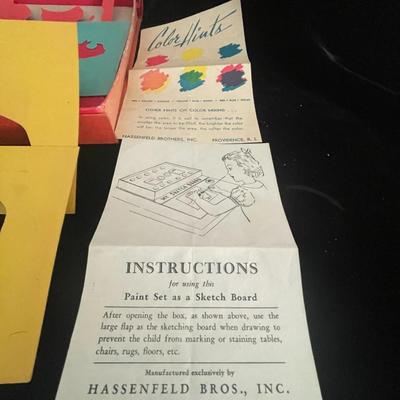 VINTAGE JOLLY HOBBY STENCILING AND COLOR SET