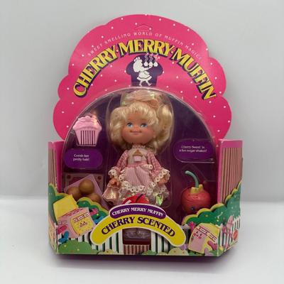 Vintage 1988 Mattel Cherry Merry Muffin Doll – New in Box