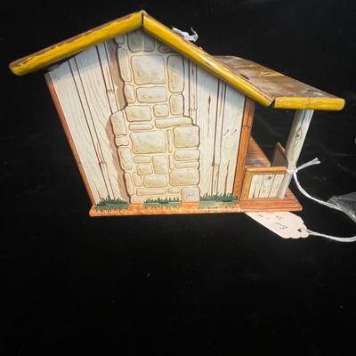 ROY ROGERS TIN LITHO BAR M RANCH HOUSE WITH FENCING PLUS COWBOYS AND INDIANS BY MARX TOYS
