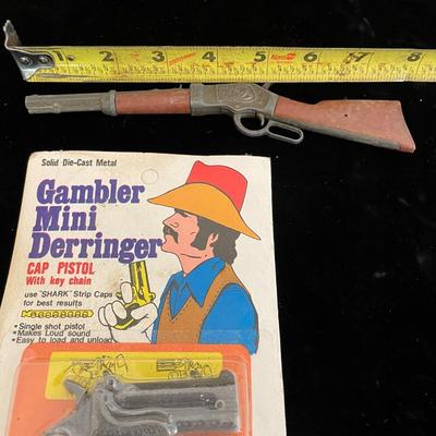 UNOPENED MINI DERRINGER AND SMALL RIFLE