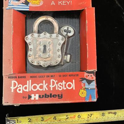 HUBLEY TOY PADLOCK PISTOL