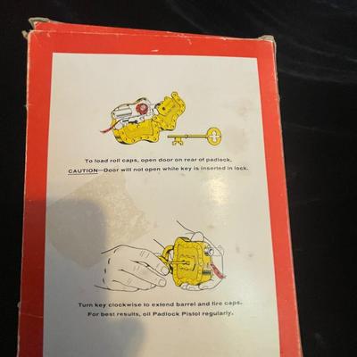 HUBLEY TOY PADLOCK PISTOL