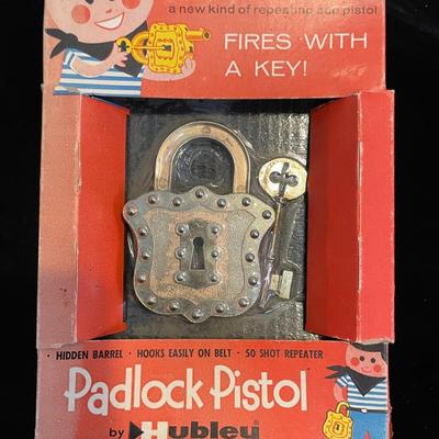 HUBLEY TOY PADLOCK PISTOL