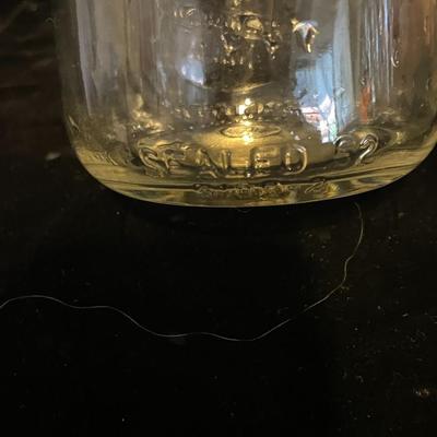 3 OLD GLASS MILK BOTTLES