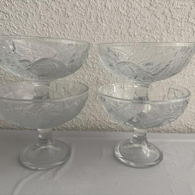 Sale Photo Thumbnail #111: Beautiful crystal dessert glasses