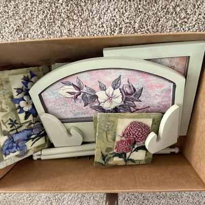 Sale Photo Thumbnail #128: Box of flower decorations