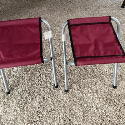 Sale Photo Thumbnail #137: Two fold up foot stools